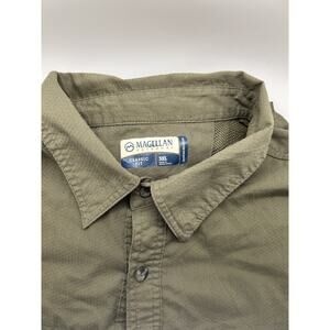 MAGELLAN SHOOTING SHIRT Men's 3XL green Hunting Deer Outdoor Long Sleeve Army